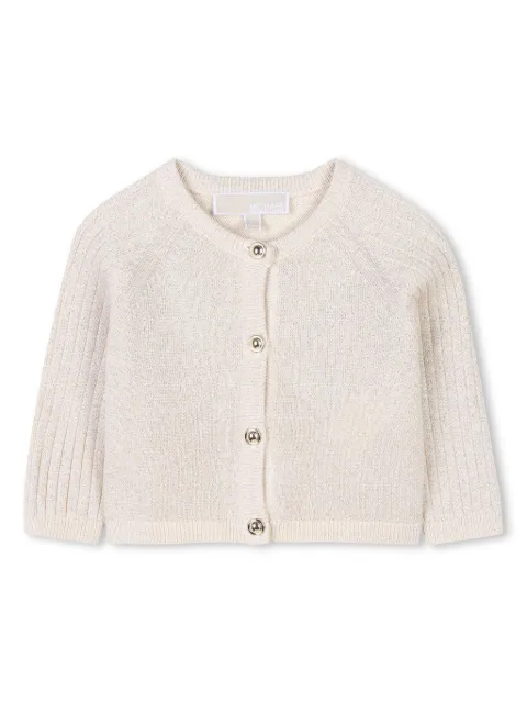 Michael Kors Kids cárdigan con mangas raglán
