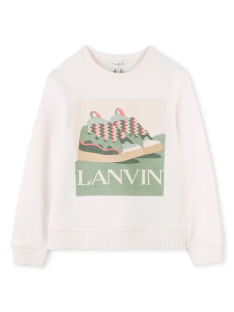 Lanvin Enfant sudadera con estampado Curb