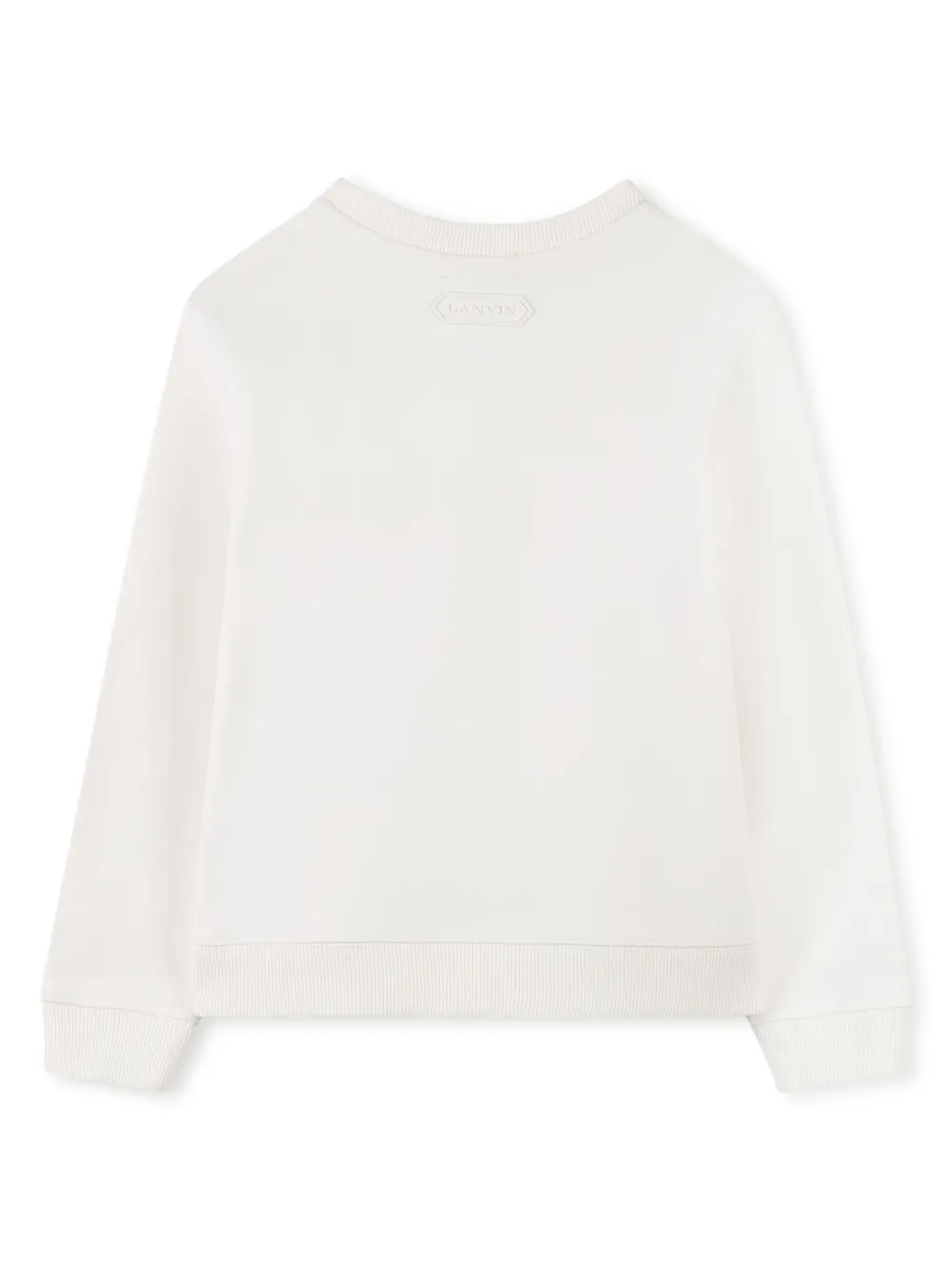 Lanvin Enfant Sweater met print - Beige