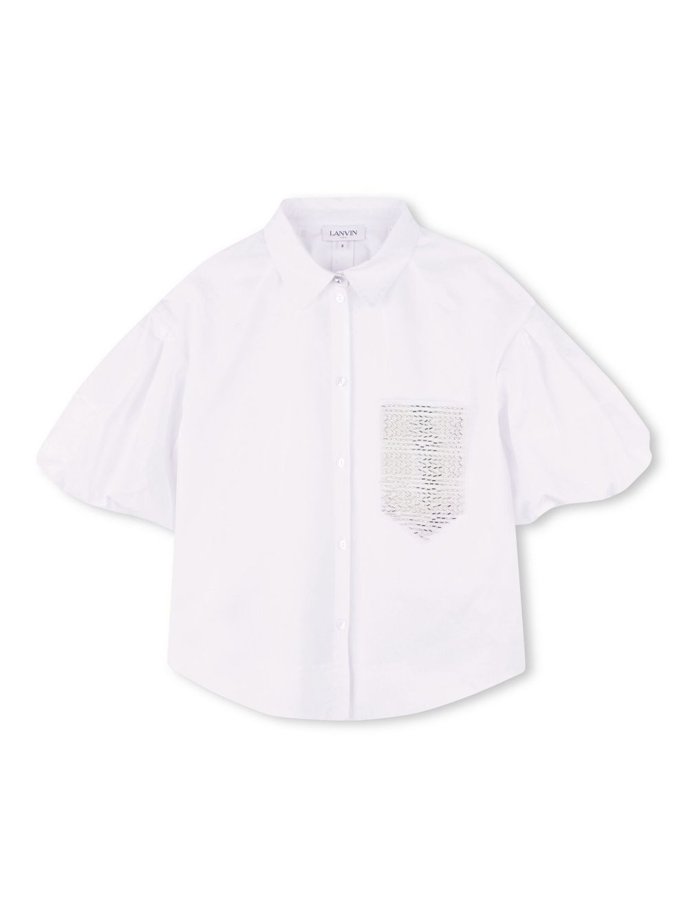 Lanvin Enfant draped blouse - White