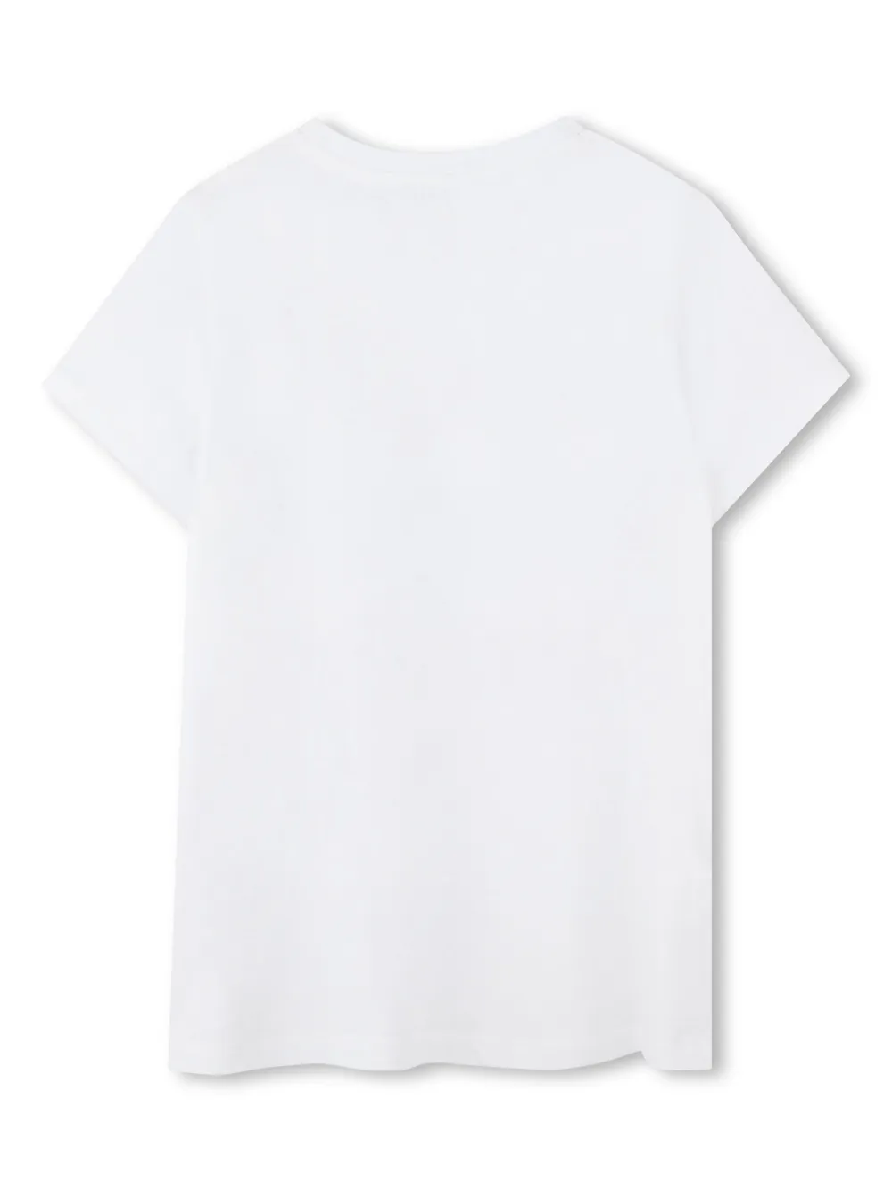 SONIA RYKIEL ENFANT T-shirt met logo van stras - Wit