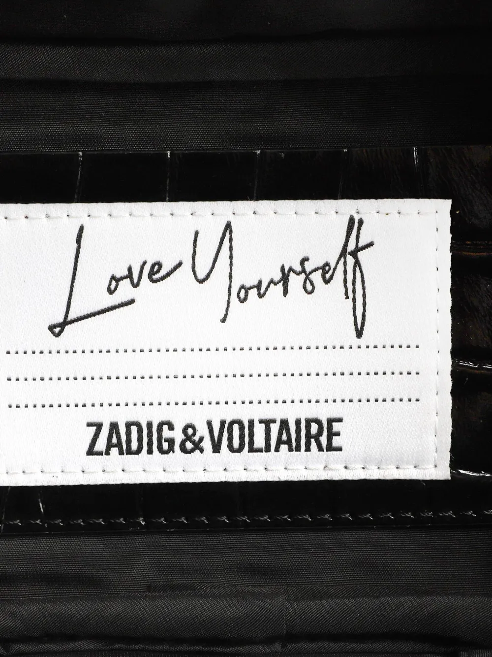 Shop Zadig & Voltaire Wings-embellished Shoulder Bag In ブラック