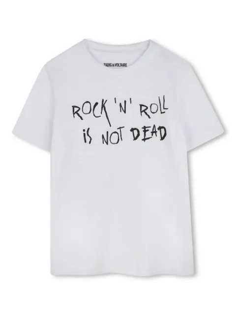 Zadig & Voltaire Kids slogan-print T-shirt