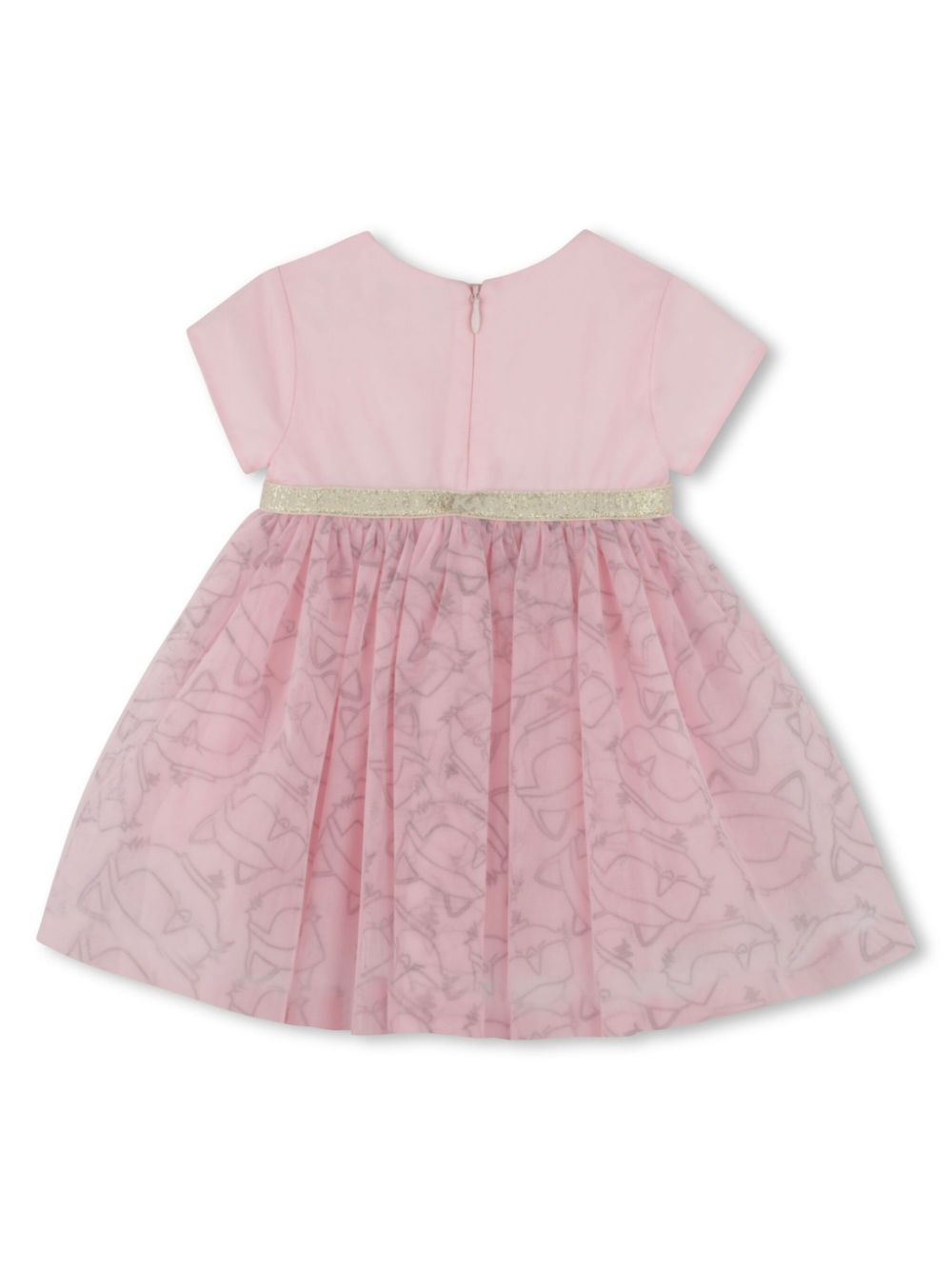 Karl Lagerfeld Kids Jurk met print - Roze