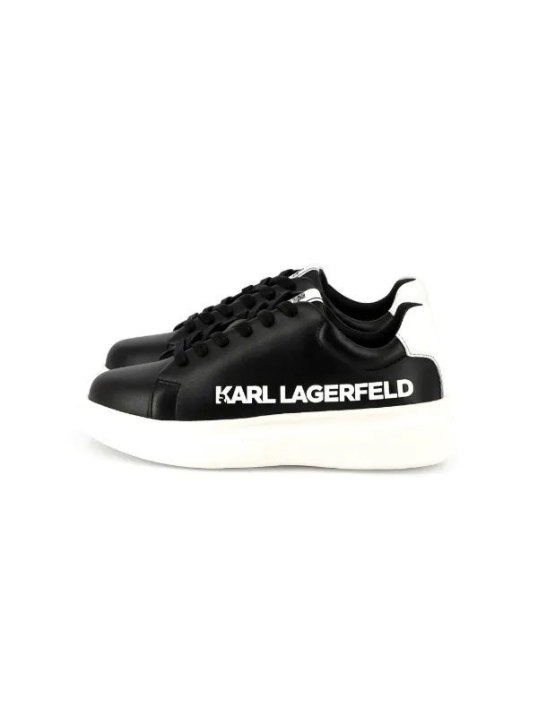 KARL LAGERFELD スニーカー 黒 刺繍入り Karl Lagerfeld Kids logo-embossed Sneakers | Black | FARFETCH