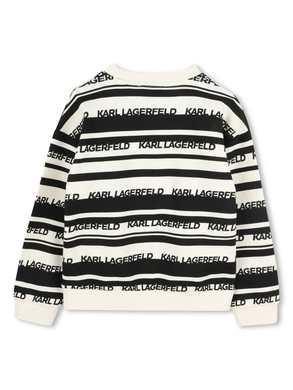 Karl Lagerfeld Kids Sweater met logoprint - Beige