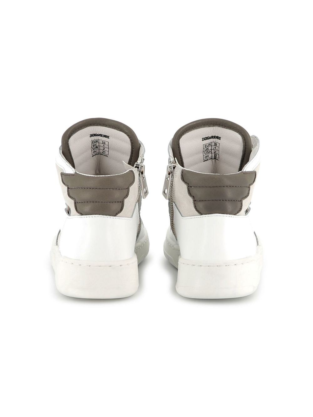 Zadig & Voltaire Kids Wings sneakers White