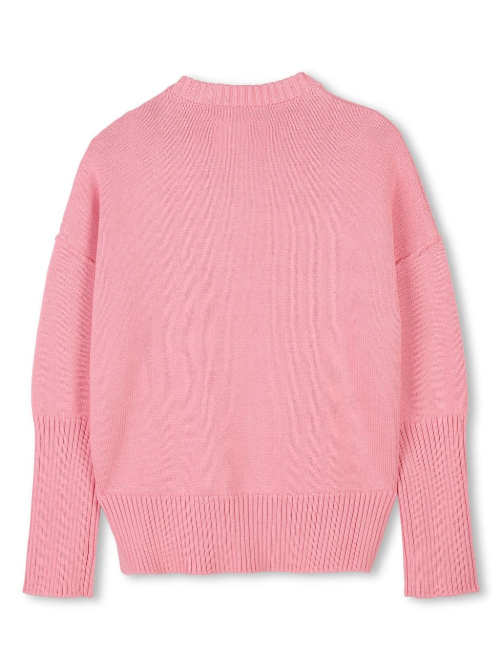 Zadig & Voltaire Kids logo-jacquard sweater - Roze