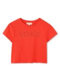 Michael Kors Kids logo-print T-shirt - Orange