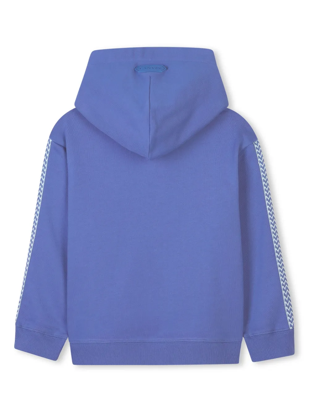 Lanvin Enfant Hoodie met geborduurd logo - Blauw