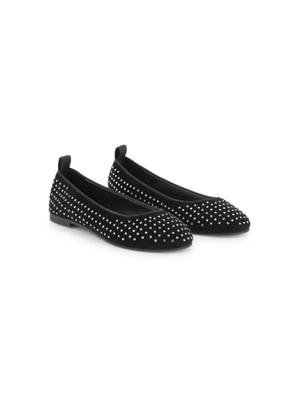 MARC JACOBS フラットシューズ　38サイズ Marc Jacobs Kids スタッズ フラットシューズ | ブラック | FARFETCH JP