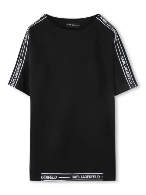 Karl Lagerfeld Kids logo-tape dress