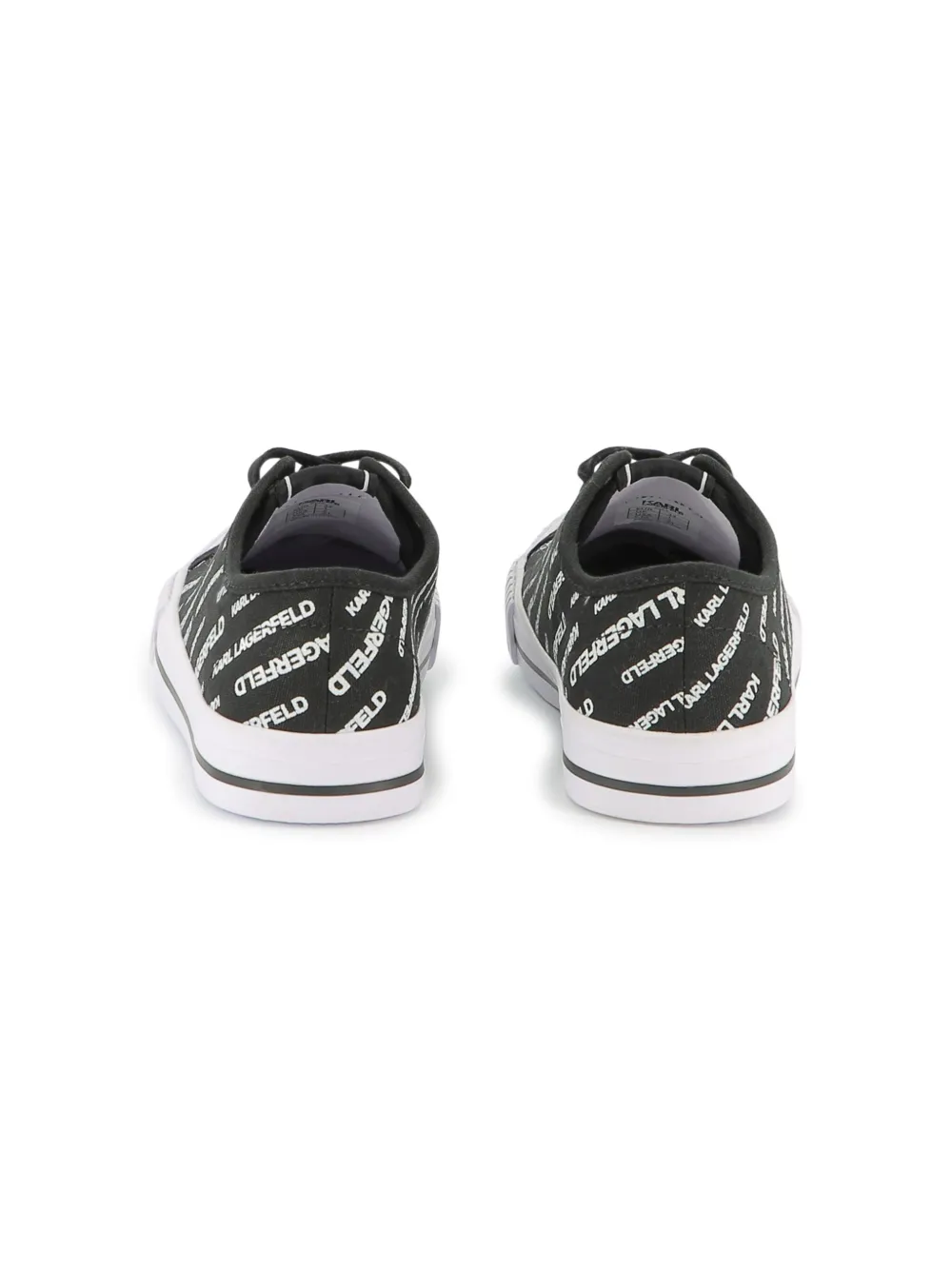 Karl Lagerfeld Kids Sneakers met logoprint Zwart