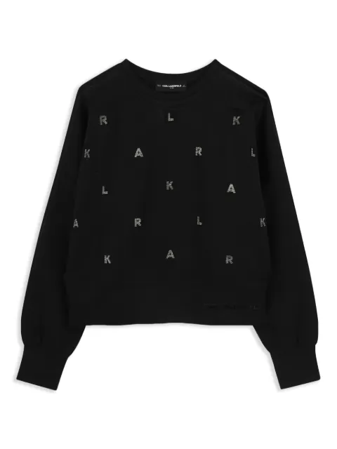 Karl Lagerfeld Kids logo-embellished sweatshirt 