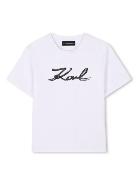 Karl Lagerfeld Kids logo-print T-shirt 