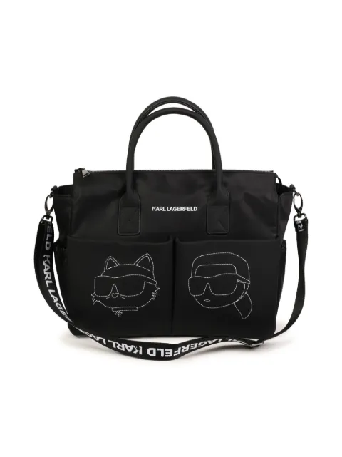 Karl lagerfeld diaper bag best sale