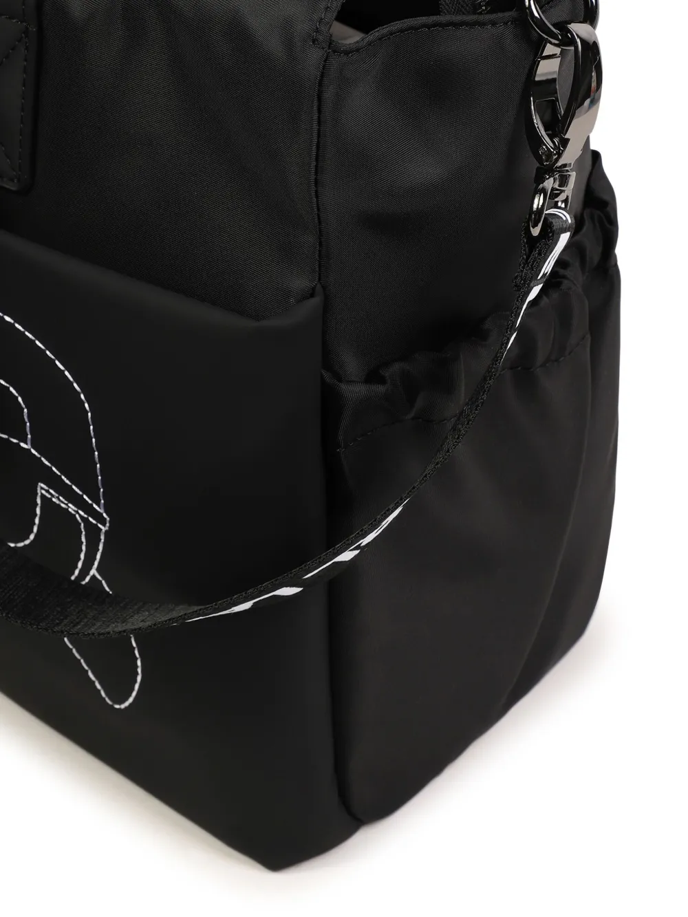 Karl Lagerfeld Kids Luiertas met logo Zwart