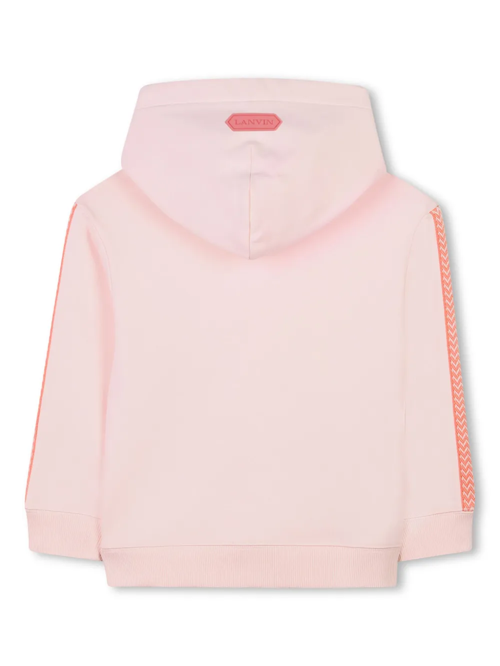 Lanvin Enfant Hoodie met logo-applicatie - Roze