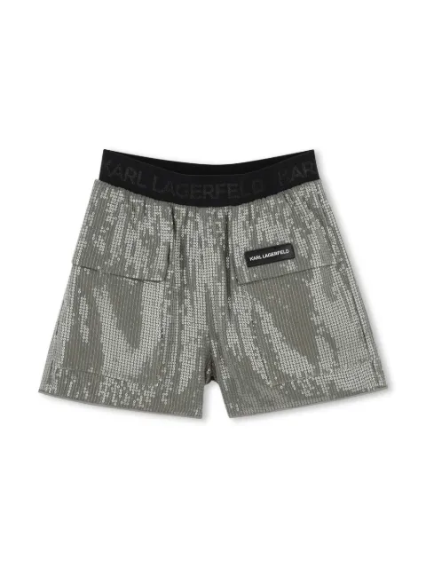 Karl Lagerfeld Kids sequin-embellished shorts 