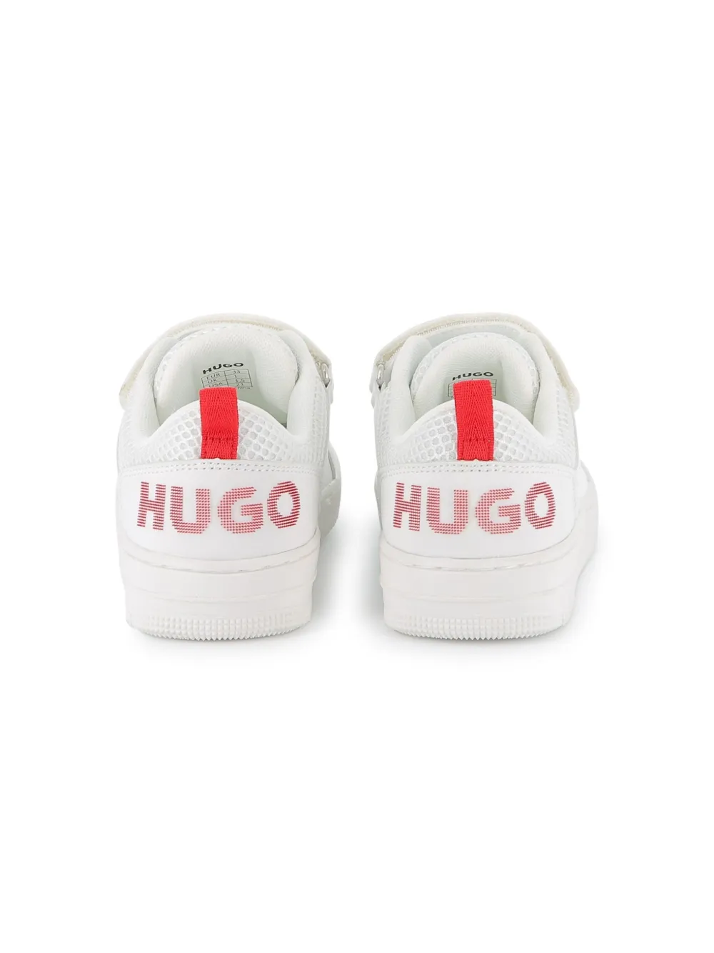 HUGO KIDS logo-print sneakers White