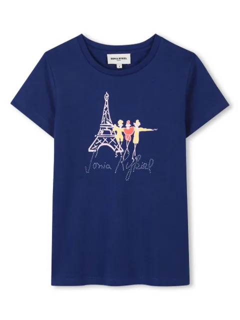 SONIA RYKIEL ENFANT تيشيرت بطبعة شعار الماركة
