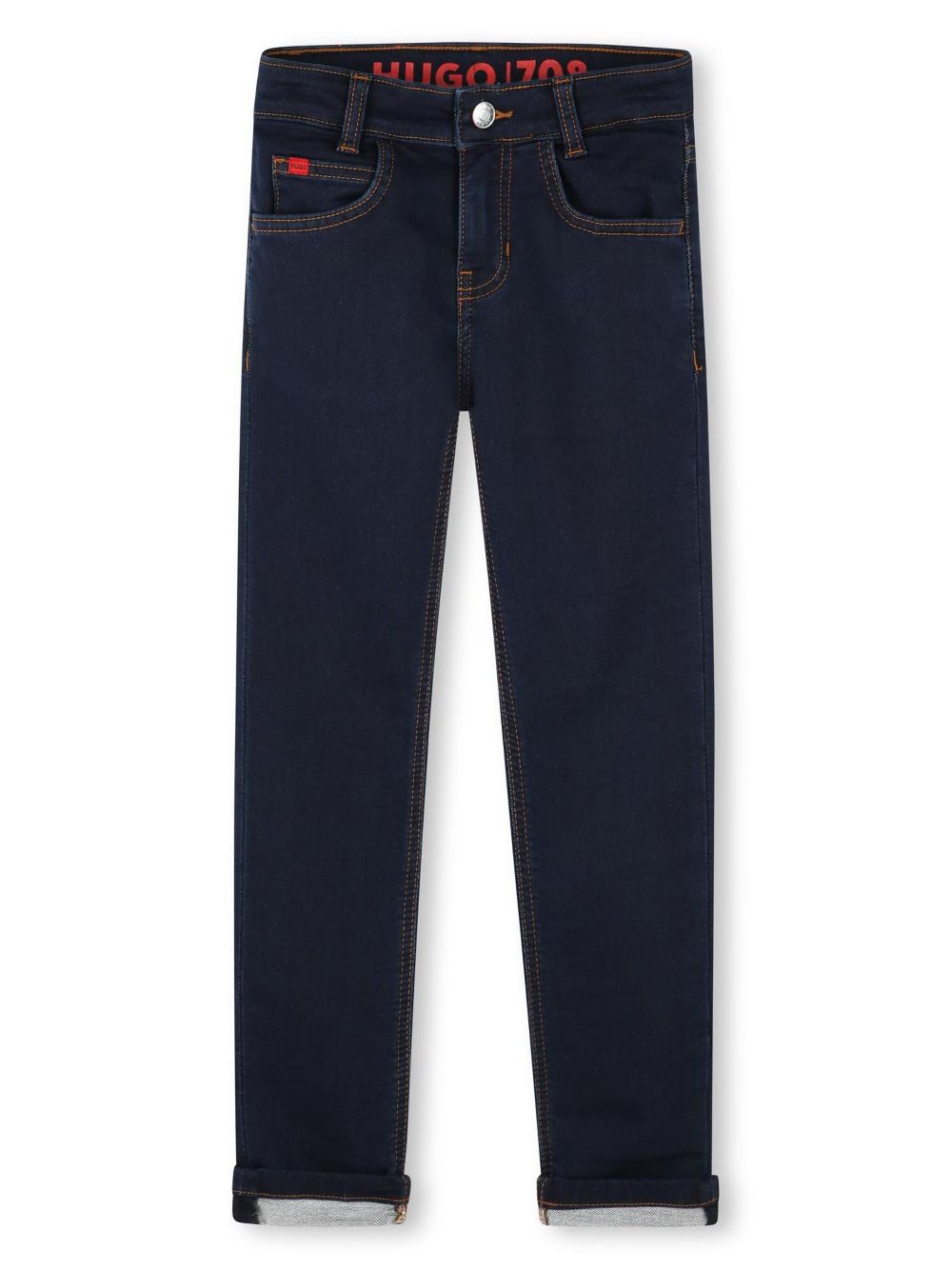 HUGO KIDS straight-leg jeans - Blue