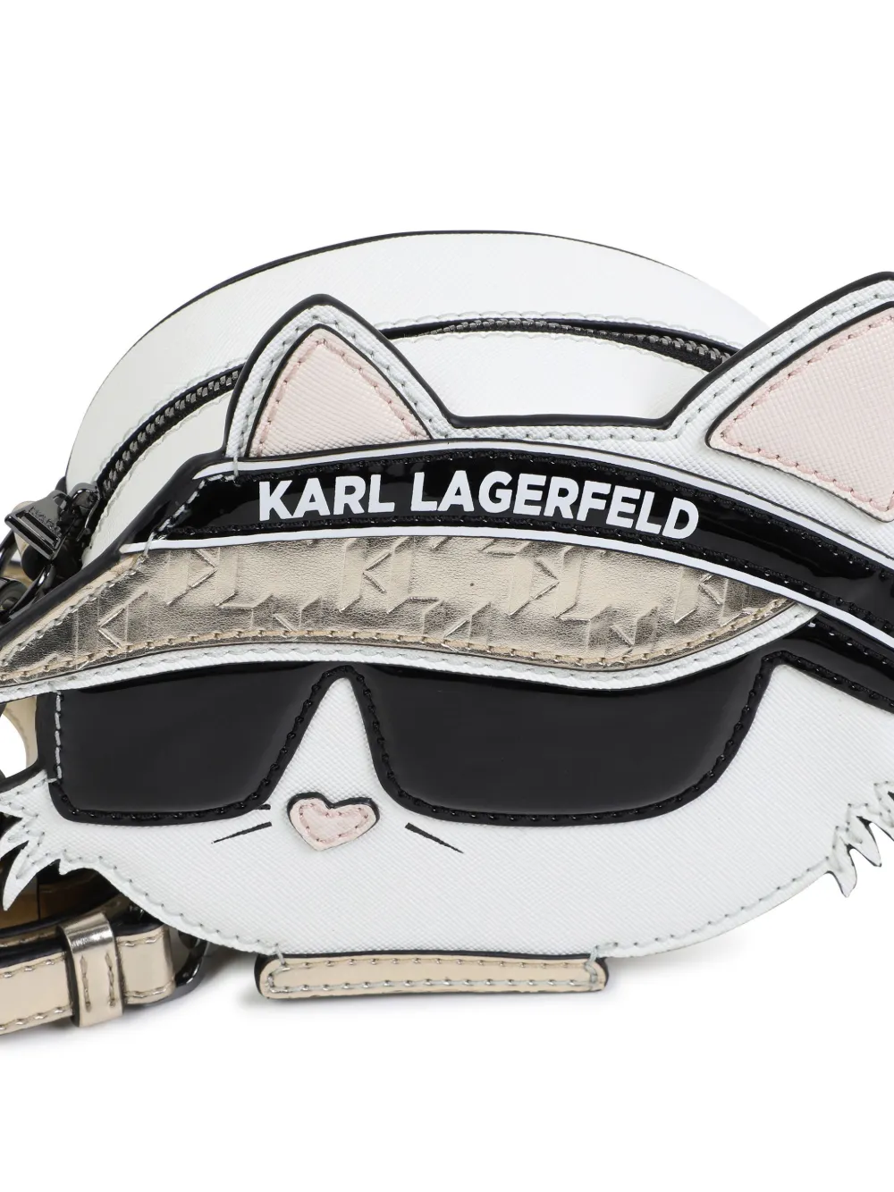 Karl Lagerfeld Kids Choupette crossbodytas Wit