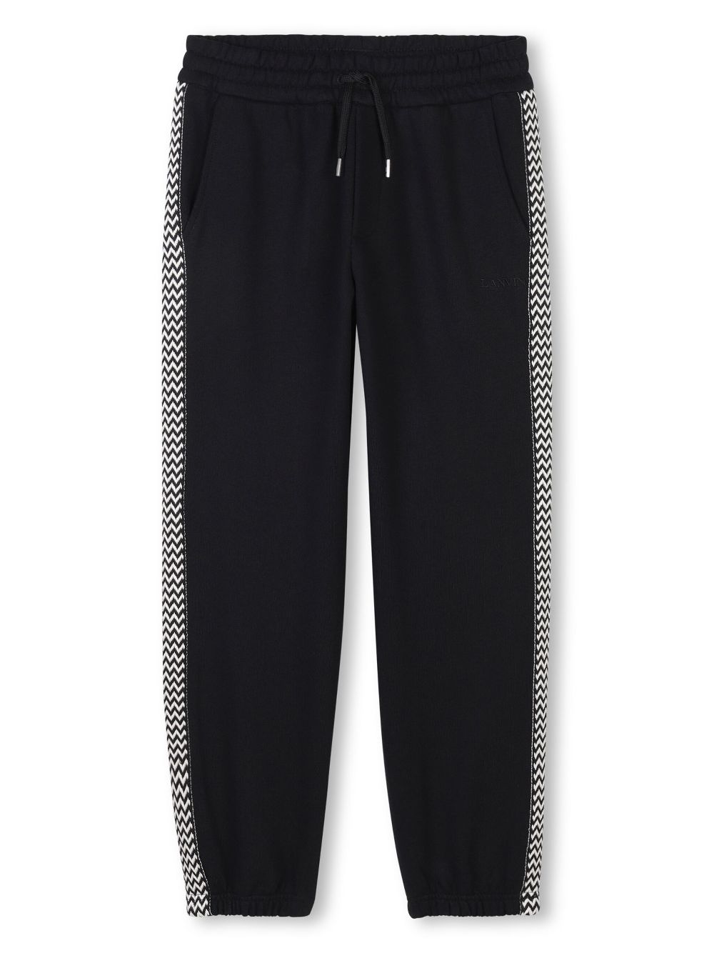 Lanvin Enfant elasticated drawstring track pants - Black