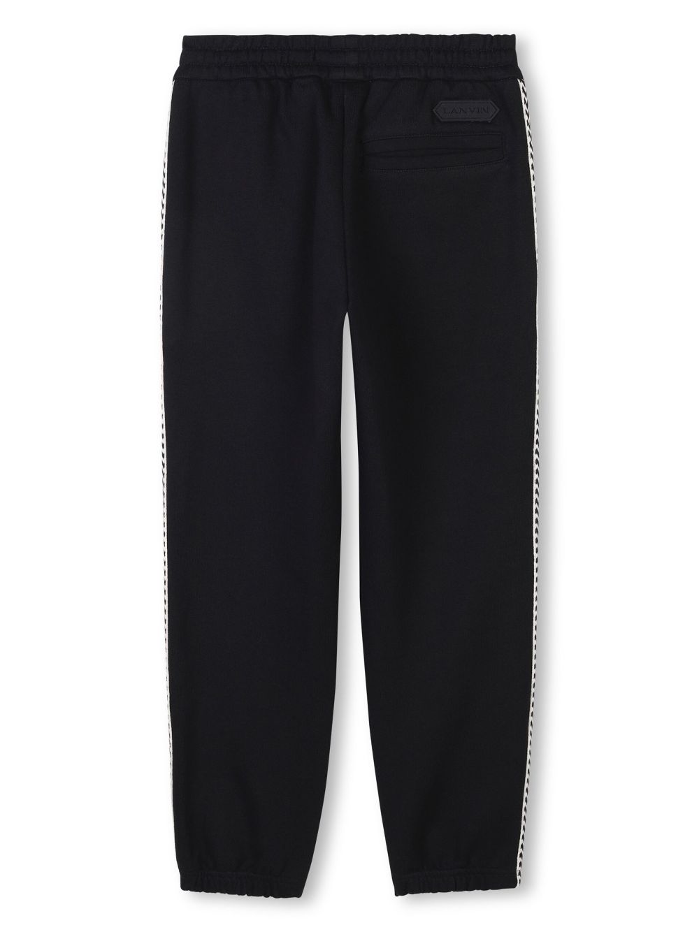 Lanvin Enfant Elastische trainingsbroek met trekkoord - Zwart