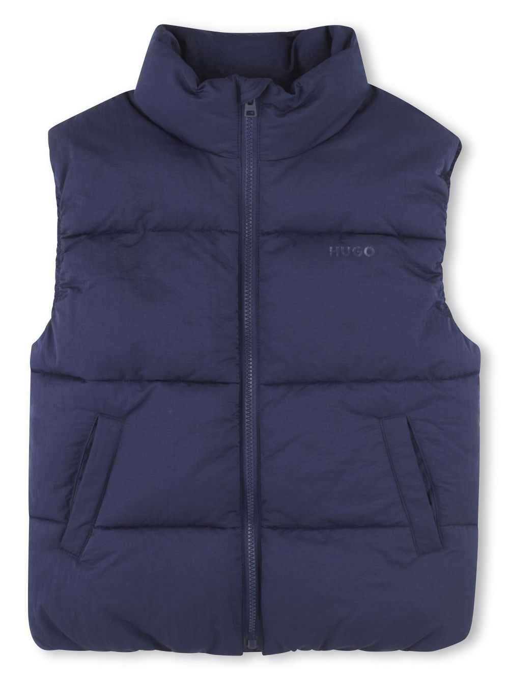 HUGO KIDS Bodywarmer met logoprint Blauw