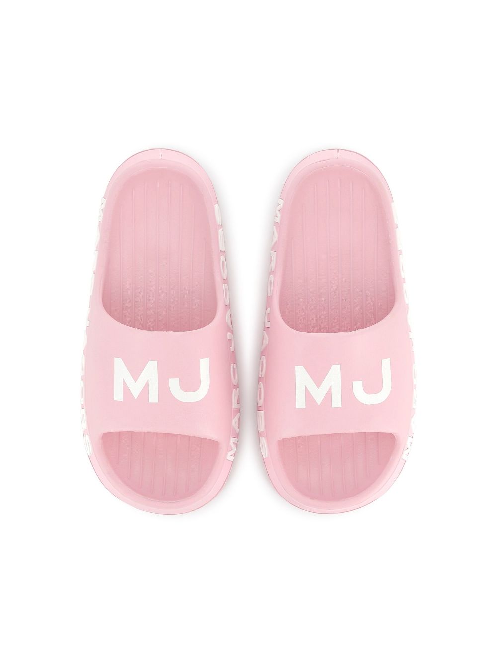 Marc Jacobs Kids logo-print slides Pink