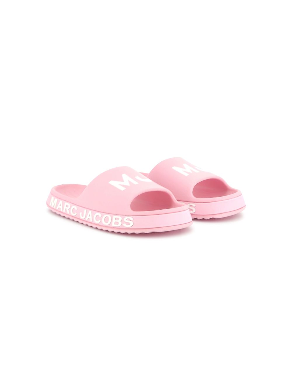 Marc Jacobs Kids Slippers met logoprint Roze