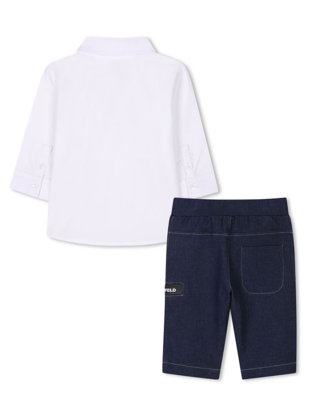 Karl Lagerfeld Kids Ikonik Karl trousers set - Blue