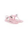 Karl Lagerfeld Kids Ikonik Karl-patch sandals - Pink