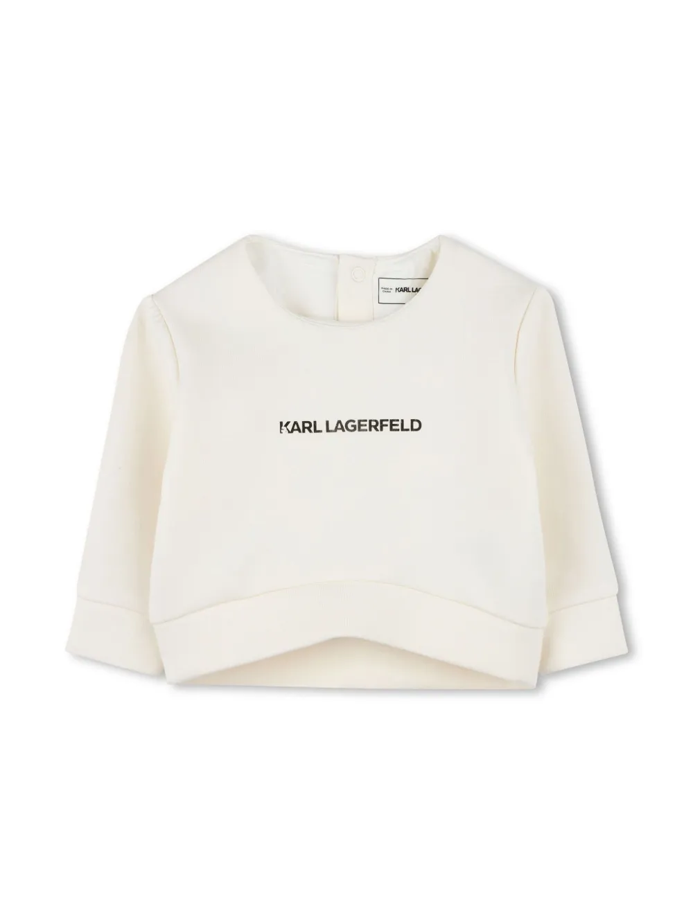 Karl Lagerfeld Kids Jersey T-shirt en rok Beige
