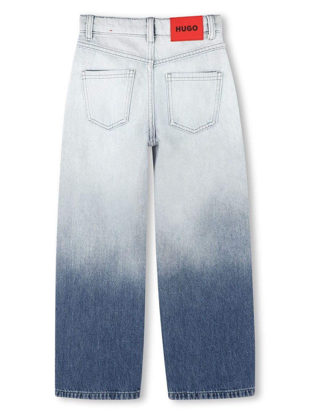 HUGO KIDS wide-leg jeans - White