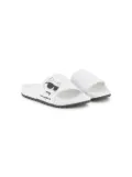 Karl Lagerfeld Kids Choupette-print flip flops - White