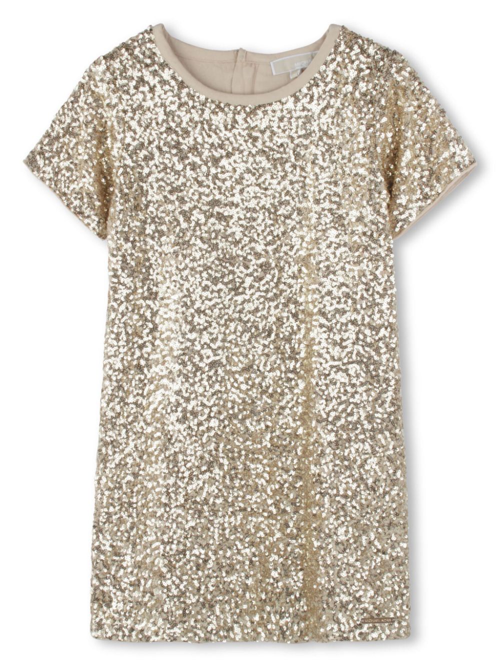 Michael Kors Kids sequinned dress - Gold