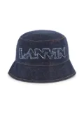 Lanvin Enfant denim bucket hat - Blue
