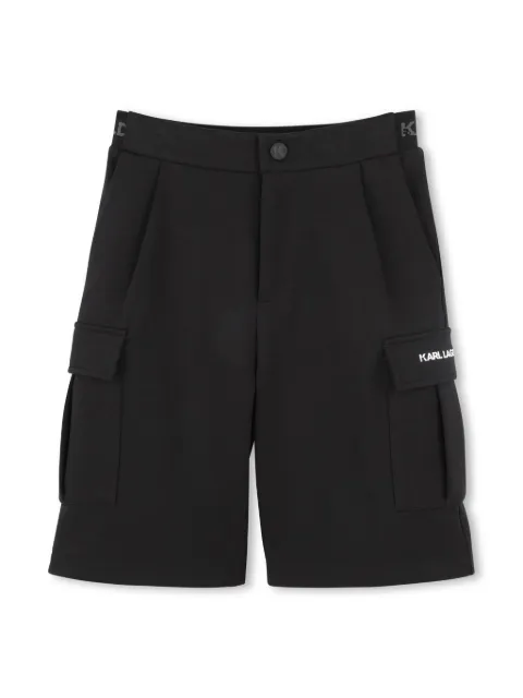 Karl Lagerfeld Kids jersey cargo shorts