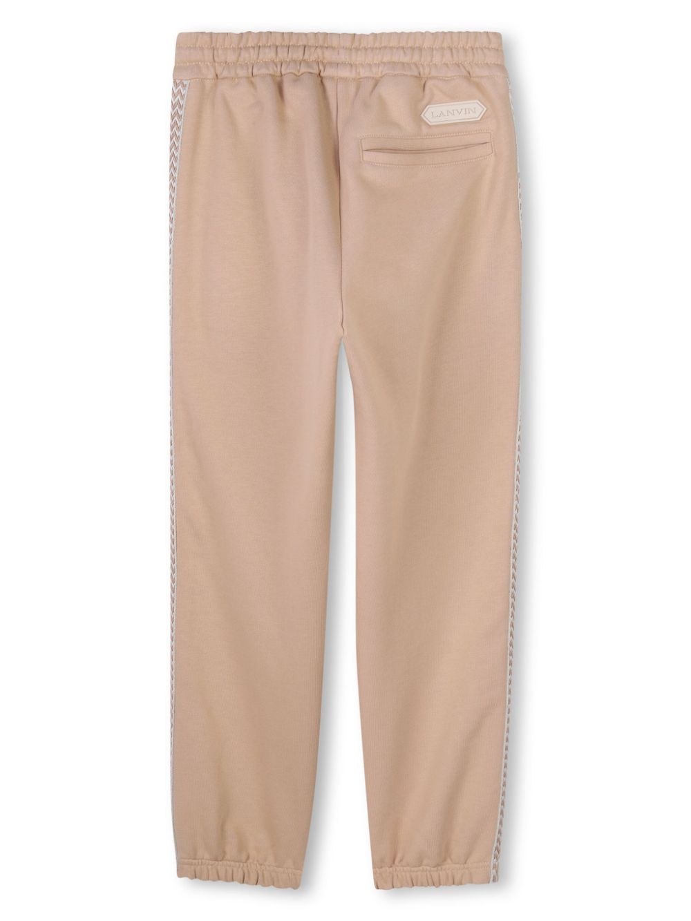 Lanvin Enfant logo-embroidered track pants - Neutrals