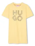 HUGO KIDS cotton dress - Yellow