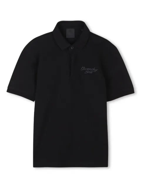 Givenchy Kids Polo con ricamo