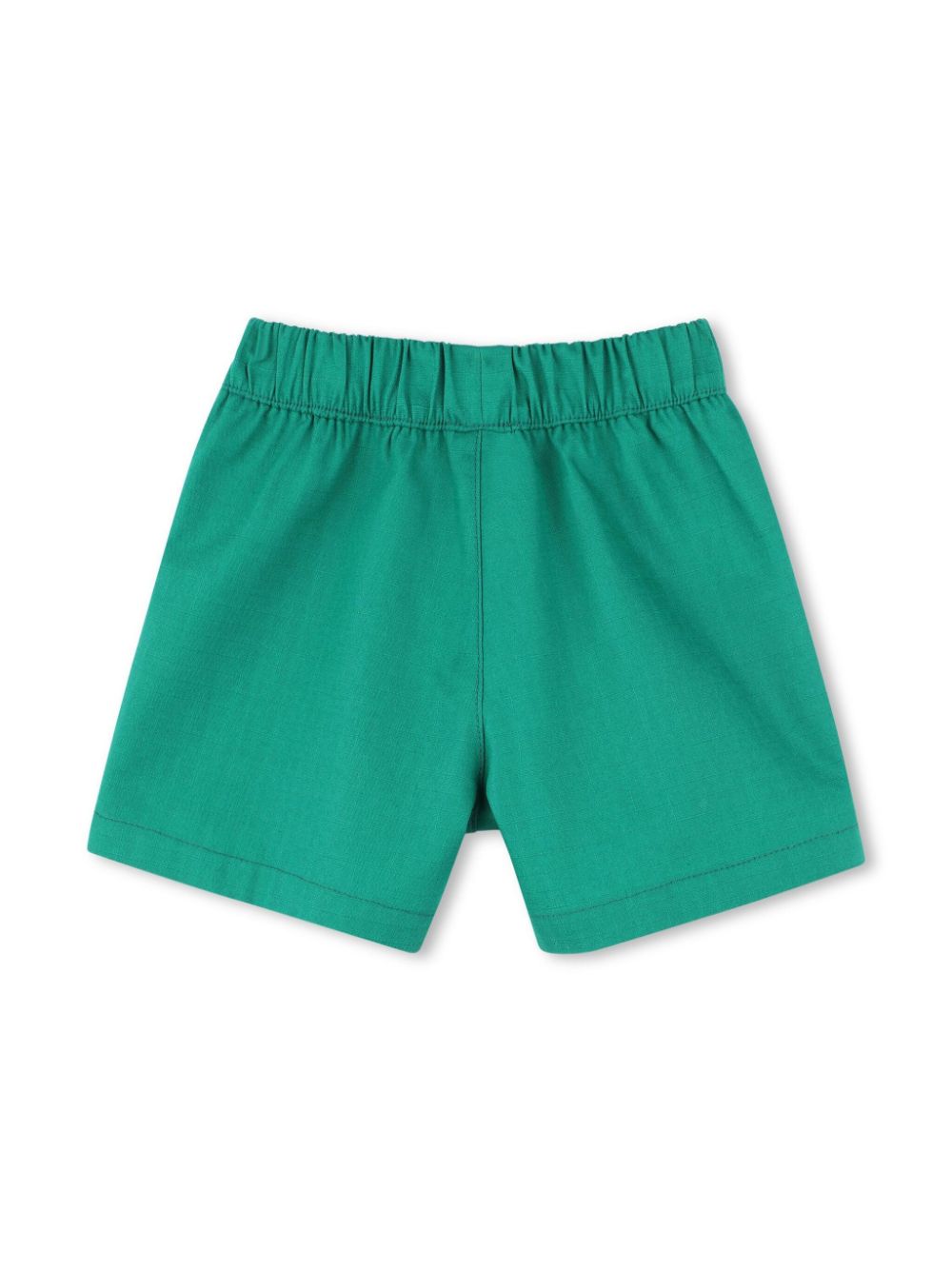 Kenzo Kids Katoenen shorts met logoprint - Groen