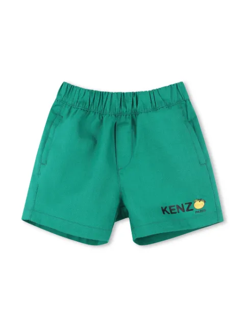 Kenzo Kids Shorts mit Logo-Print