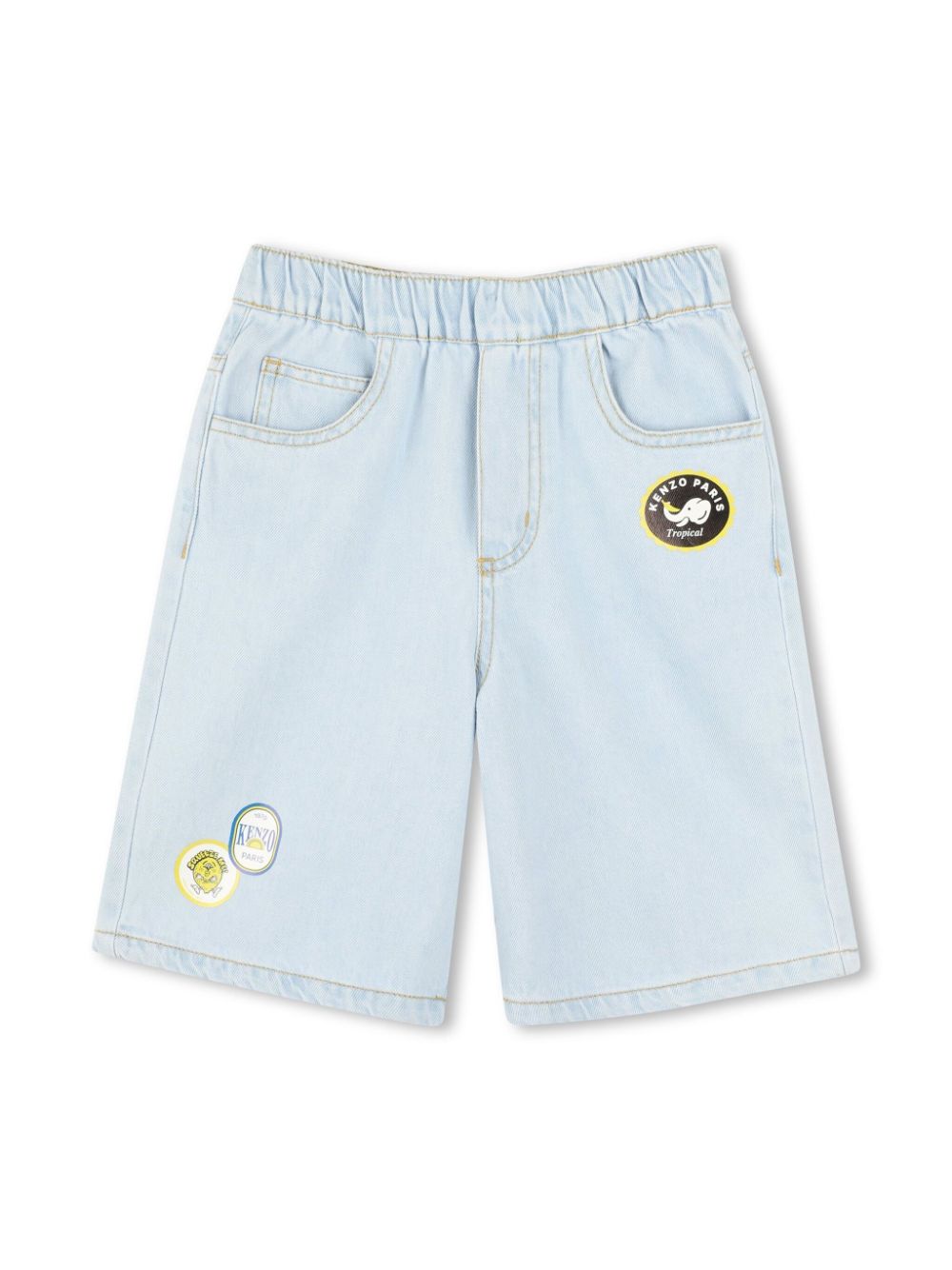 Kenzo Kids denim shorts - Blue