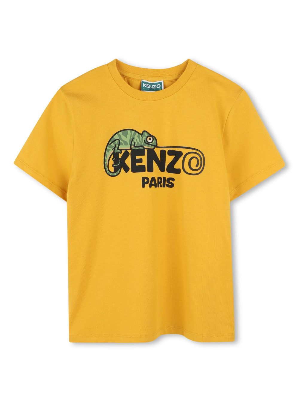 Kenzo Kids logo-print T-shirt - Yellow