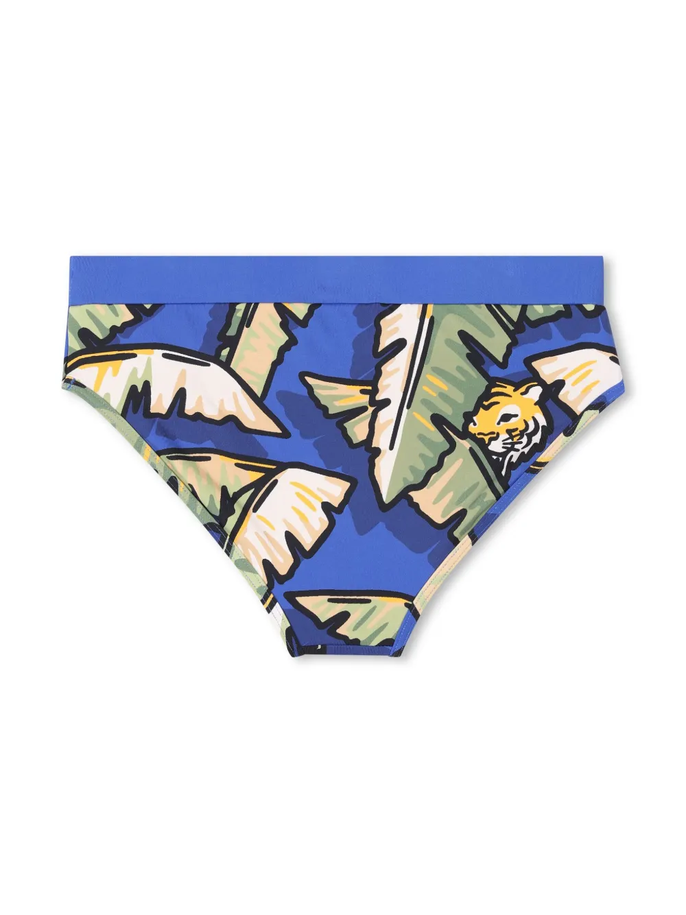 Kenzo Kids Bikini met palmboomprint Blauw