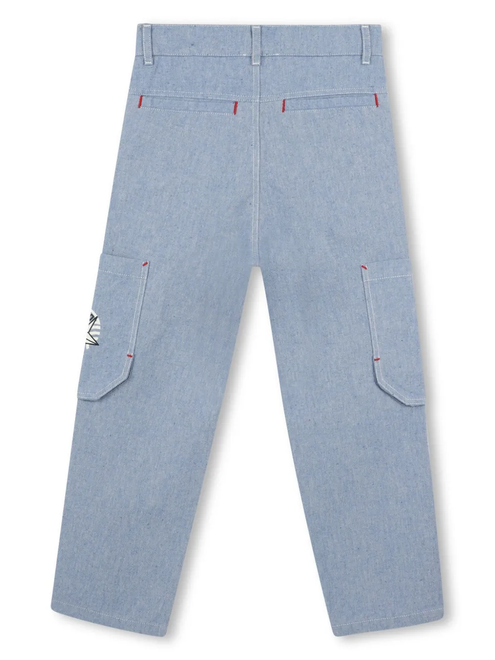Kenzo Kids Broek met logoprint Blauw