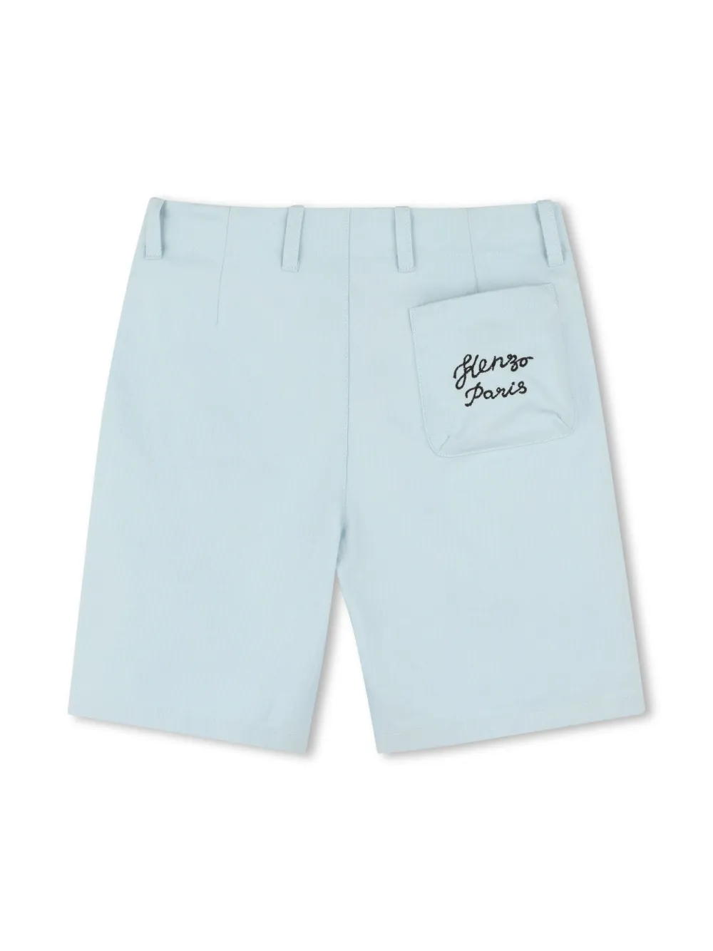 Kenzo Kids Shorts met geborduurd logo - Blauw